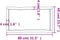 vidaXL - Tafelblad - natuurlijke - rand - 80x40x(2-6) - cm - eikenhout - lichtbruin