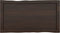 vidaXL - Tafelblad - natuurlijke - rand - 80x40x(2-6) - cm - eikenhout - donkerbruin