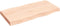 vidaXL - Tafelblad - natuurlijke - rand - 80x40x(2-6) - cm - massief - eikenhout