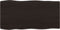 vidaXL - Tafelblad - natuurlijke - rand - 80x40x2 - cm - eikenhout - donkerbruin
