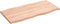 vidaXL - Tafelblad - natuurlijke - rand - 80x40x2 - cm - eikenhout - lichtbruin