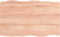 vidaXL - Tafelblad - natuurlijke - rand - 80x50x(2-4) - cm - eikenhout - lichtbruin