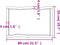 vidaXL - Tafelblad - natuurlijke - rand - 80x50x(2-4) - cm - eikenhout - donkerbruin