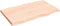 vidaXL - Tafelblad - natuurlijke - rand - 80x50x(2-4) - cm - massief - eikenhout