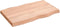 vidaXL - Tafelblad - natuurlijke - rand - 80x50x(2-6) - cm - eikenhout - lichtbruin
