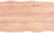 vidaXL - Tafelblad - natuurlijke - rand - 80x50x2 - cm - eikenhout - lichtbruin