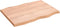 vidaXL - Tafelblad - natuurlijke - rand - 80x60x(2-4) - cm - eikenhout - lichtbruin
