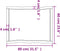 vidaXL - Tafelblad - natuurlijke - rand - 80x60x(2-4) - cm - eikenhout - lichtbruin