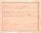 vidaXL - Tafelblad - natuurlijke - rand - 80x60x(2-4) - cm - massief - eikenhout
