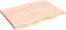 vidaXL - Tafelblad - natuurlijke - rand - 80x60x(2-4) - cm - massief - eikenhout