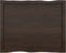 vidaXL - Tafelblad - natuurlijke - rand - 80x60x(2-6) - cm - eikenhout - donkerbruin