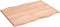 vidaXL - Tafelblad - natuurlijke - rand - 80x60x2 - cm - eikenhout - lichtbruin