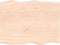 vidaXL - Tafelblad - natuurlijke - rand - 80x60x2 - cm - massief - eikenhout
