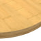 vidaXL - Tafelblad - Ø - 80x2,5 - cm - bamboe