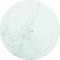 vidaXL - Tafelblad - Ø30x0,8 - cm - gehard - glas - met - marmerontwerp - wit