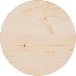vidaXL - Tafelblad - Ø30x2,5 - cm - massief - grenenhout