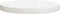 vidaXL - Tafelblad - Ø30x2,5 - cm - massief - grenenhout - wit