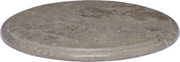vidaXL - Tafelblad - Ø40x2,5 - cm - marmer - grijs
