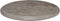 vidaXL - Tafelblad - Ø40x2,5 - cm - marmer - grijs