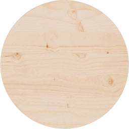 vidaXL - Tafelblad - Ø40x2,5 - cm - massief - grenenhout