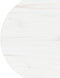 vidaXL - Tafelblad - Ø40x2,5 - cm - massief - grenenhout - wit