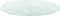 vidaXL - Tafelblad - Ø60x0,8 - cm - gehard - glas - met - marmeren - design - wit