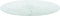 vidaXL - Tafelblad - Ø70x0,8 - cm - gehard - glas - met - marmeren - design - wit