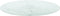 vidaXL - Tafelblad - Ø70x0,8 - cm - gehard - glas - met - marmeren - design - wit