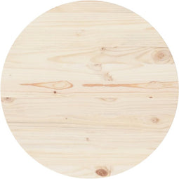 vidaXL - Tafelblad - Ø70x2,5 - cm - massief - grenenhout