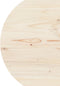 vidaXL - Tafelblad - Ø70x2,5 - cm - massief - grenenhout