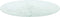 vidaXL - Tafelblad - Ø80x1 - cm - gehard - glas - met - marmeren - design - wit