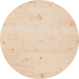 vidaXL - Tafelblad - Ø80x2,5 - cm - massief - grenenhout