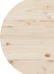 vidaXL - Tafelblad - Ø80x2,5 - cm - massief - grenenhout