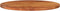 vidaXL - Tafelblad - ovaal - 100x40x2,5 - cm - massief - acaciahout
