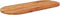 vidaXL - Tafelblad - ovaal - 100x40x2,5 - cm - massief - acaciahout