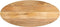 vidaXL - Tafelblad - ovaal - 100x40x2,5 - cm - massief - mangohout