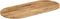 vidaXL - Tafelblad - ovaal - 100x40x2,5 - cm - massief - mangohout