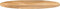 vidaXL - Tafelblad - ovaal - 100x40x2,5 - cm - massief - mangohout