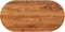 vidaXL - Tafelblad - ovaal - 100x50x2,5 - cm - massief - acaciahout