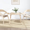 vidaXL - Tafelblad - ovaal - 100x50x2,5 - cm - massief - grenenhout