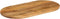vidaXL - Tafelblad - ovaal - 100x50x2,5 - cm - massief - mangohout
