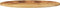 vidaXL - Tafelblad - ovaal - 100x50x2,5 - cm - massief - mangohout