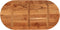 vidaXL - Tafelblad - ovaal - 100x50x3,8 - cm - massief - acaciahout