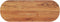 vidaXL - Tafelblad - ovaal - 110x40x2,5 - cm - massief - acaciahout