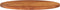 vidaXL - Tafelblad - ovaal - 110x40x2,5 - cm - massief - acaciahout
