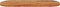 vidaXL - Tafelblad - ovaal - 110x40x2,5 - cm - massief - acaciahout