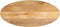 vidaXL - Tafelblad - ovaal - 110x40x2,5 - cm - massief - mangohout