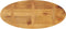 vidaXL - Tafelblad - ovaal - 110x40x2,5 - cm - massief - mangohout