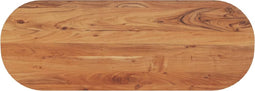 vidaXL - Tafelblad - ovaal - 110x40x3,8 - cm - massief - acaciahout