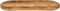 vidaXL - Tafelblad - ovaal - 110x40x3,8 - cm - massief - ruw - mangohout